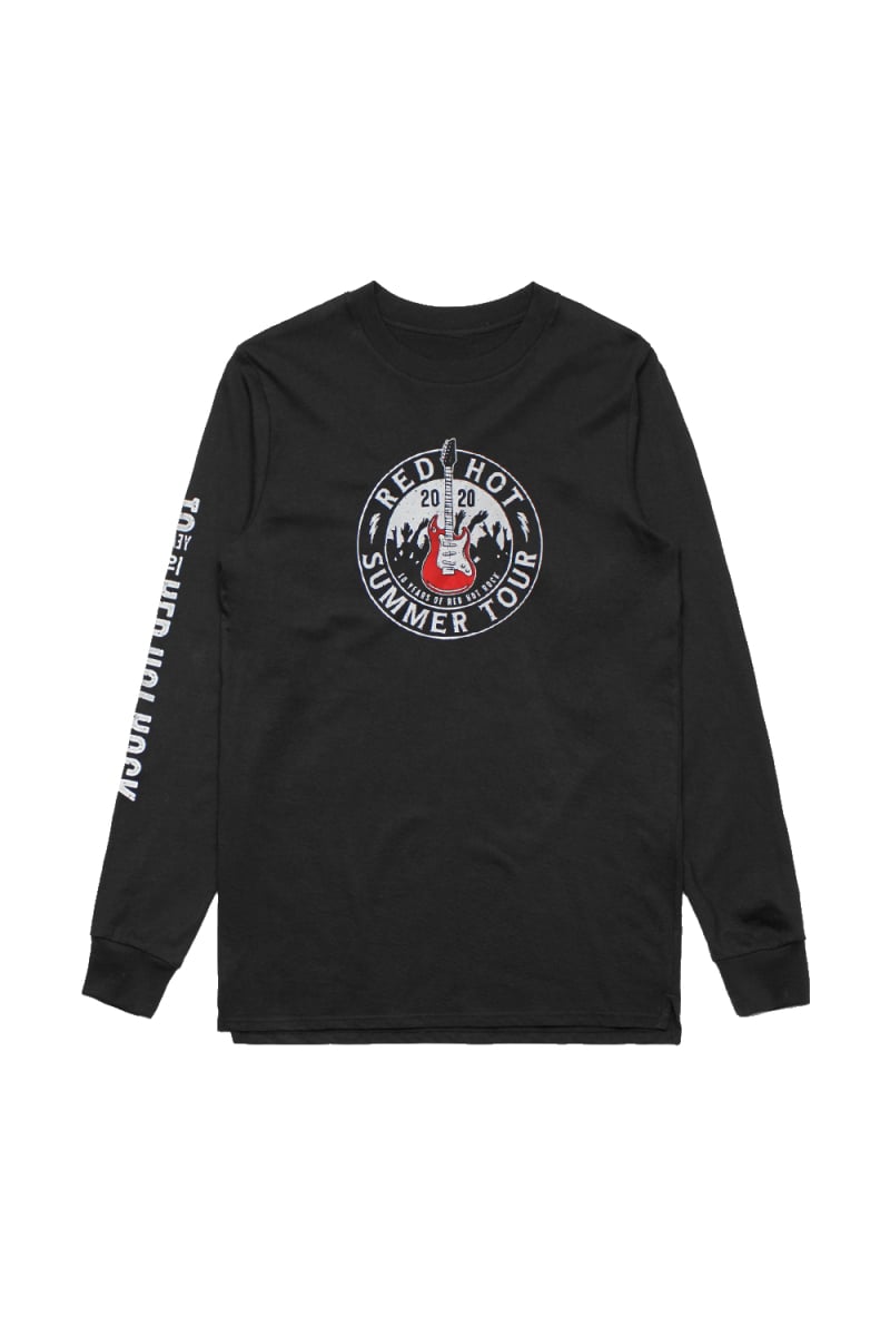 2020 Event Black Longsleeve Tshirt by Red Hot Summer Tour