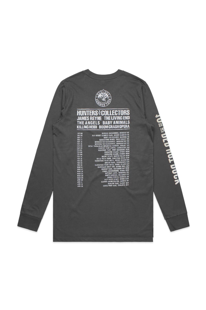 2020 Event Grey Longsleeve Tshirt by Red Hot Summer Tour