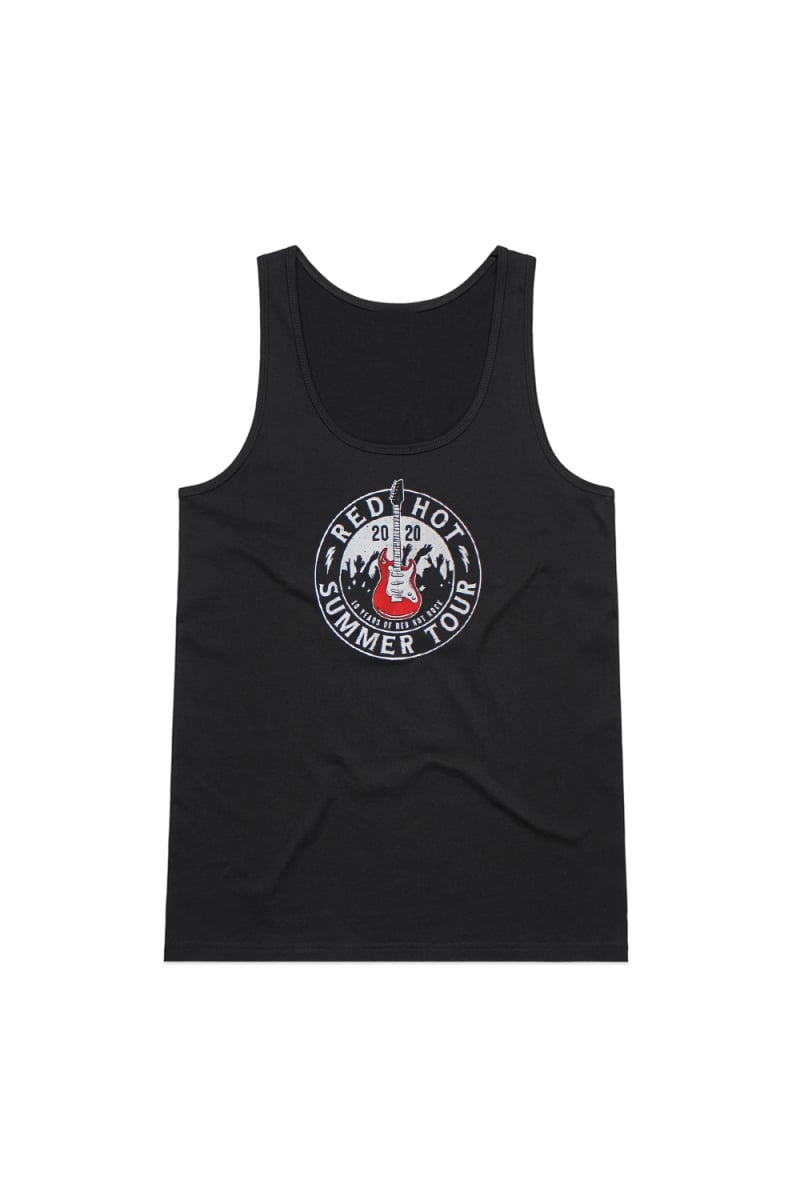 2020 Event Mens Black Singlet by Red Hot Summer Tour