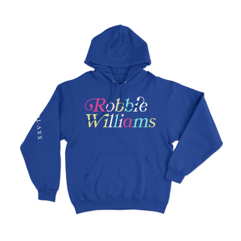 RAINBOW BLUE HOODY by Robbie Williams