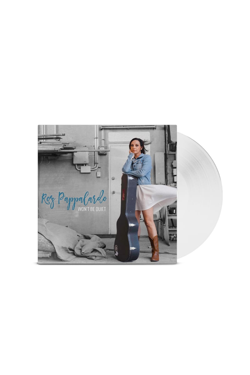 Won't Be Quiet White Vinyl (LP) by Roz Pappalardo