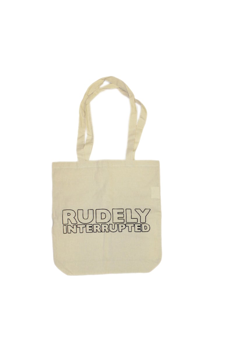 'Love You Till I Die' CD and Logo Natural Color Tote Bag Pack by Rudely Interrupted