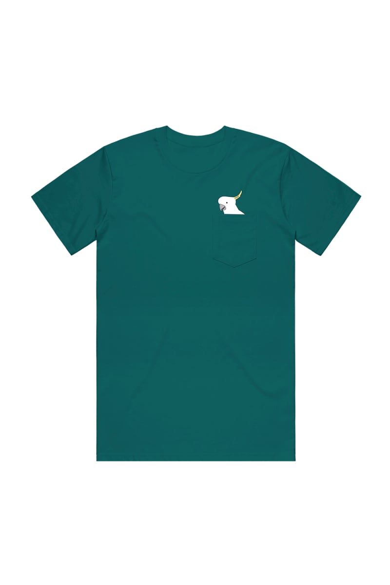 Cocky Pocket Green Custom Tshirt by Sam Cotton