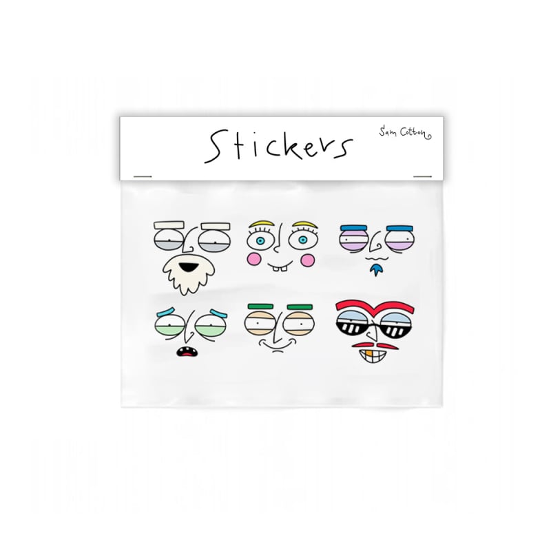 Ani-mates Christmas Sticker Pack (A4) by Sam Cotton