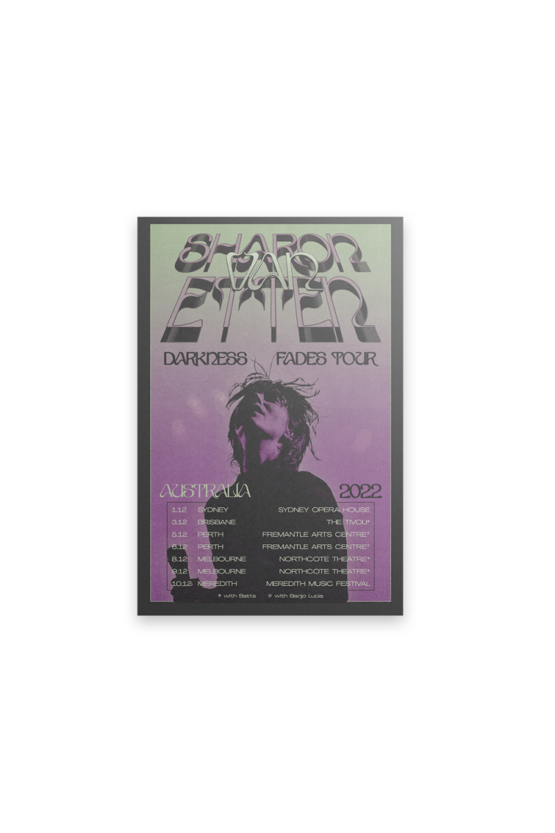 Australian Tour Poster (Signed) by Sharon Van Etten