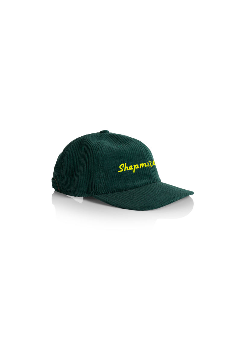GREEN CORDUROY CAP by Shepmates