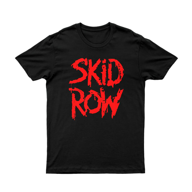 Classic Logo Black Tour Tshirt by Skid Row