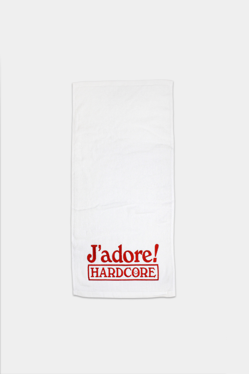 J’ADORE HARDCORE SWEAT TOWEL by Soothsayer