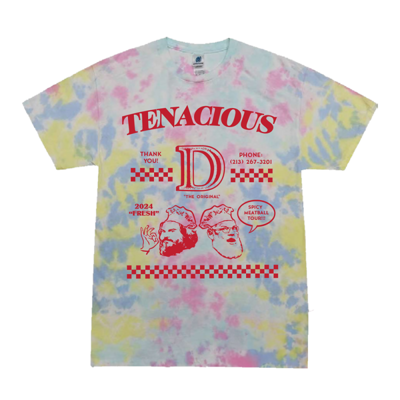 Tour Tie Dye Tshirt by Tenacious D