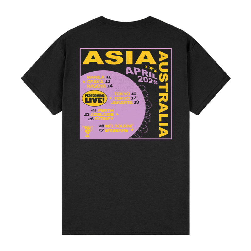 Aus/Asia Tour Tshirt by State Champs