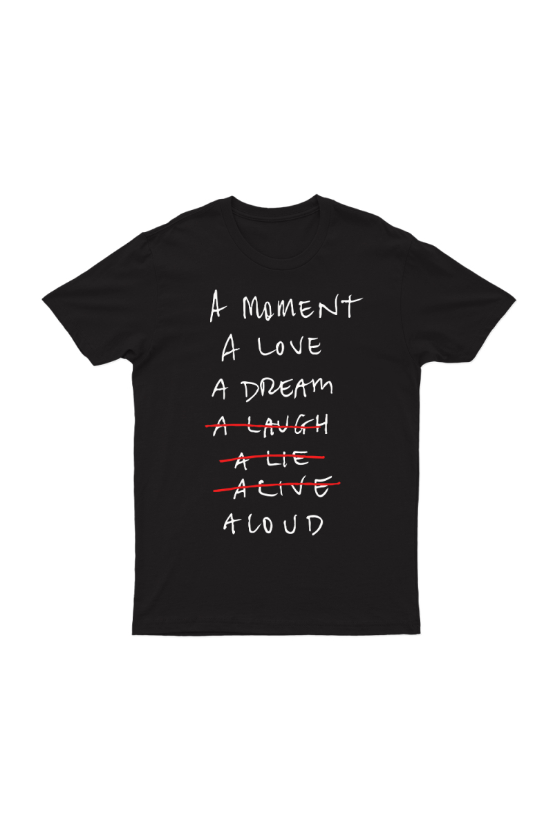 A Moment, A Love, A Dream, Black Tshirt by Temper Trap