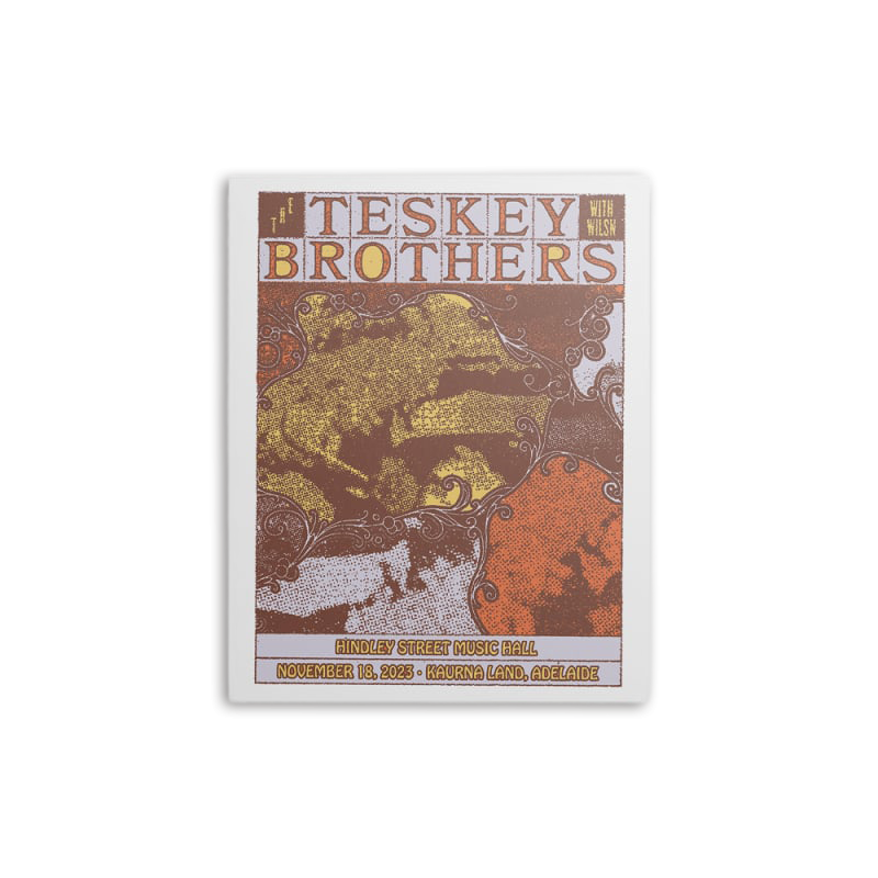 ADELAIDE - Exclusive Event Poster by The Teskey Brothers