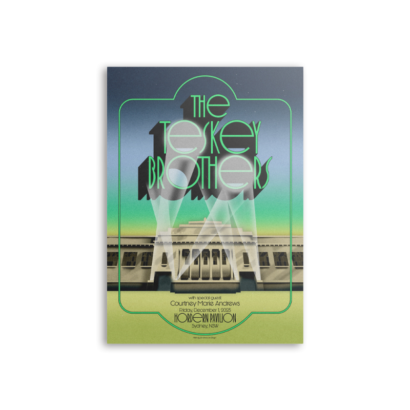 SYDNEY - Exclusive Event Poster by The Teskey Brothers