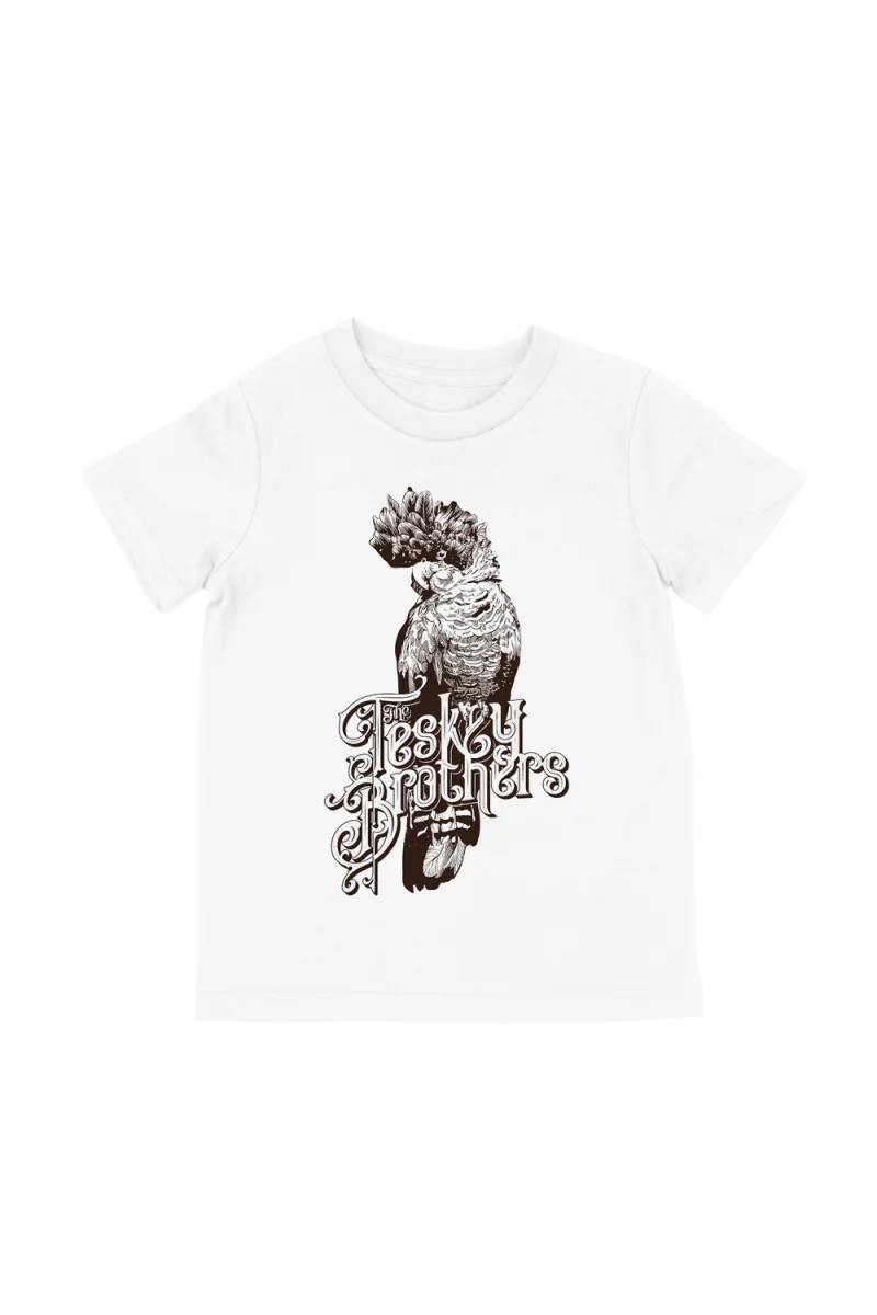 Cockatoo Kids Tee (White) by The Teskey Brothers