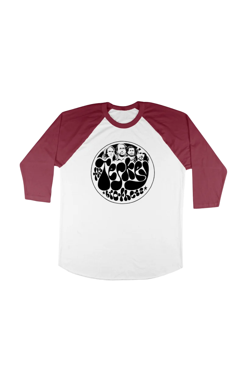 Drumskin Raglan Tee (Burgundy) by The Teskey Brothers