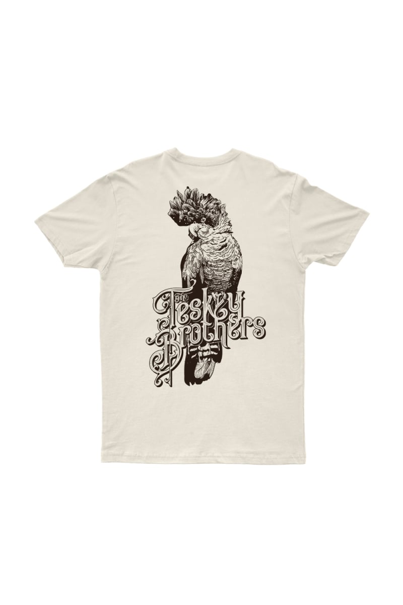 Pocket Cockatoo Tee (Natural) by The Teskey Brothers