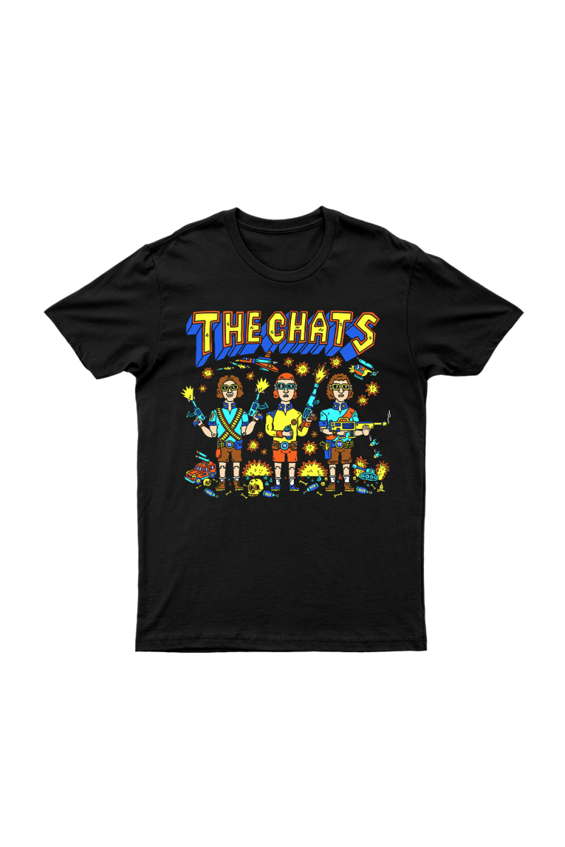Team Australia Black Tshirt by The Chats