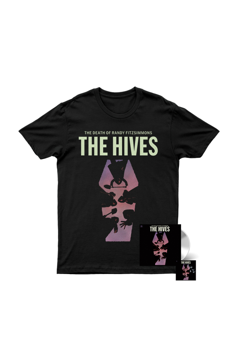 The Death Of Randy Fitzsimmons CD - SIGNED INSERT + Tshirt by The Hives