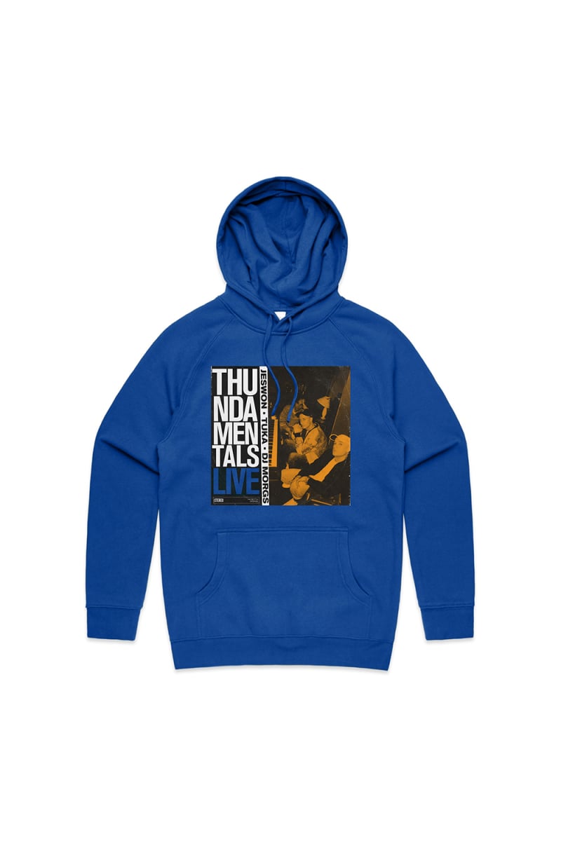 ISO TAPES BLUE HOODY by Thundamentals