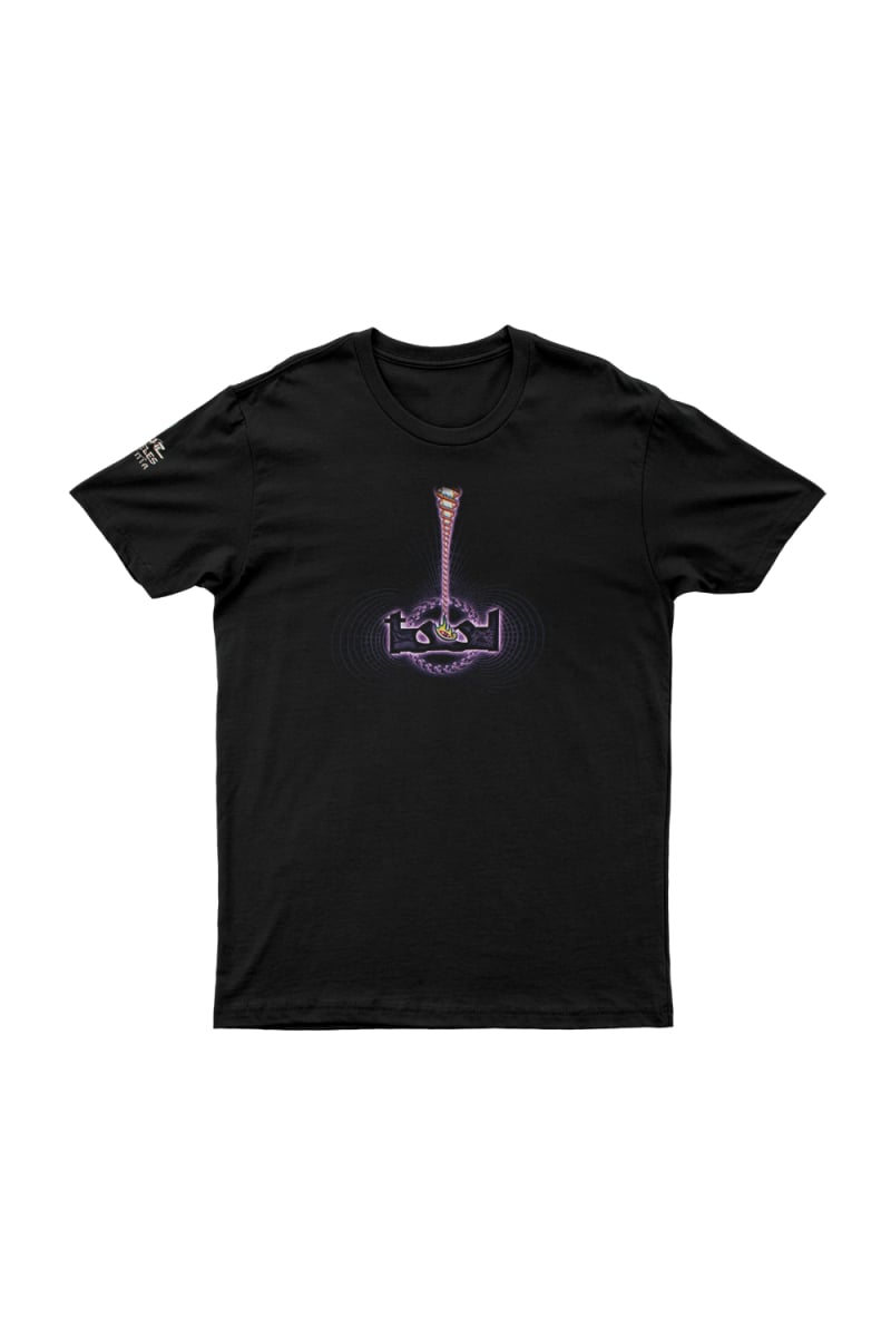 Dissection Purple Logo Black Tshirt by Tool