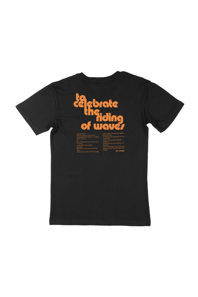 Celebrate Waves - September 1971 - Black Tshirt  by Tracks