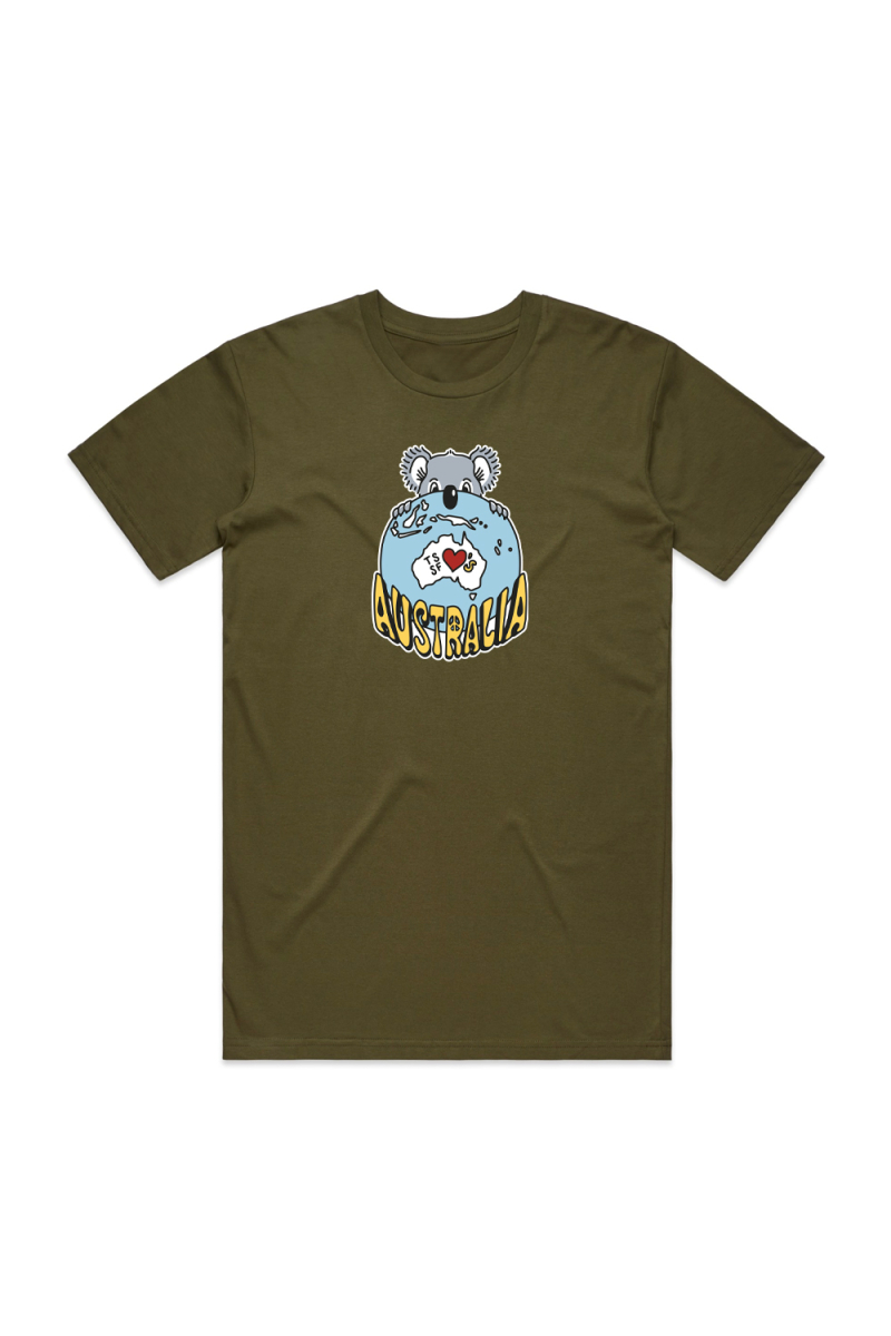 Save The Animals Army Green T Shirt by The Story So Far