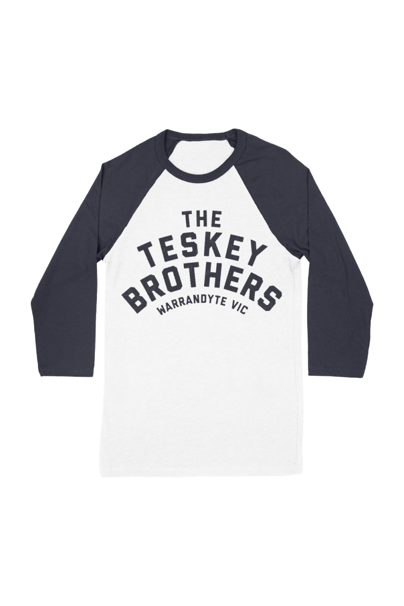 Warrandyte Navy Raglan by The Teskey Brothers