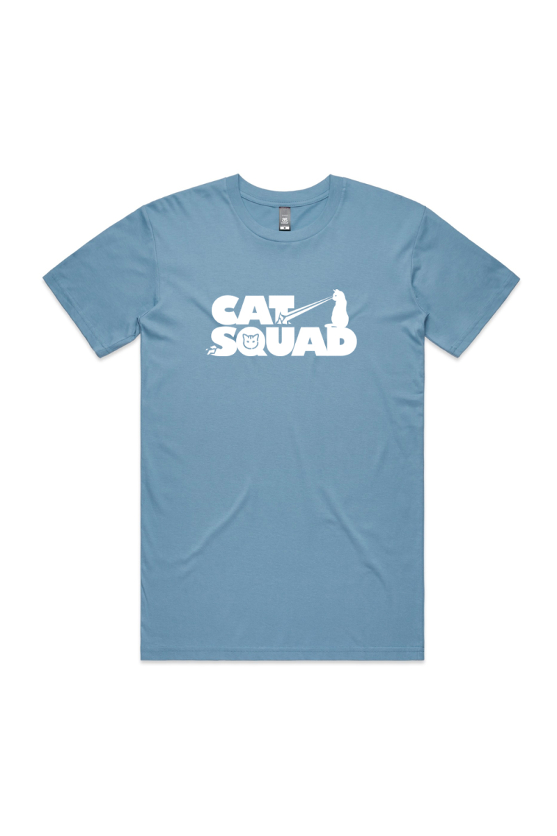 New Cat Squad design without frame T-shirt (Multiple Colors Available) by Tuka