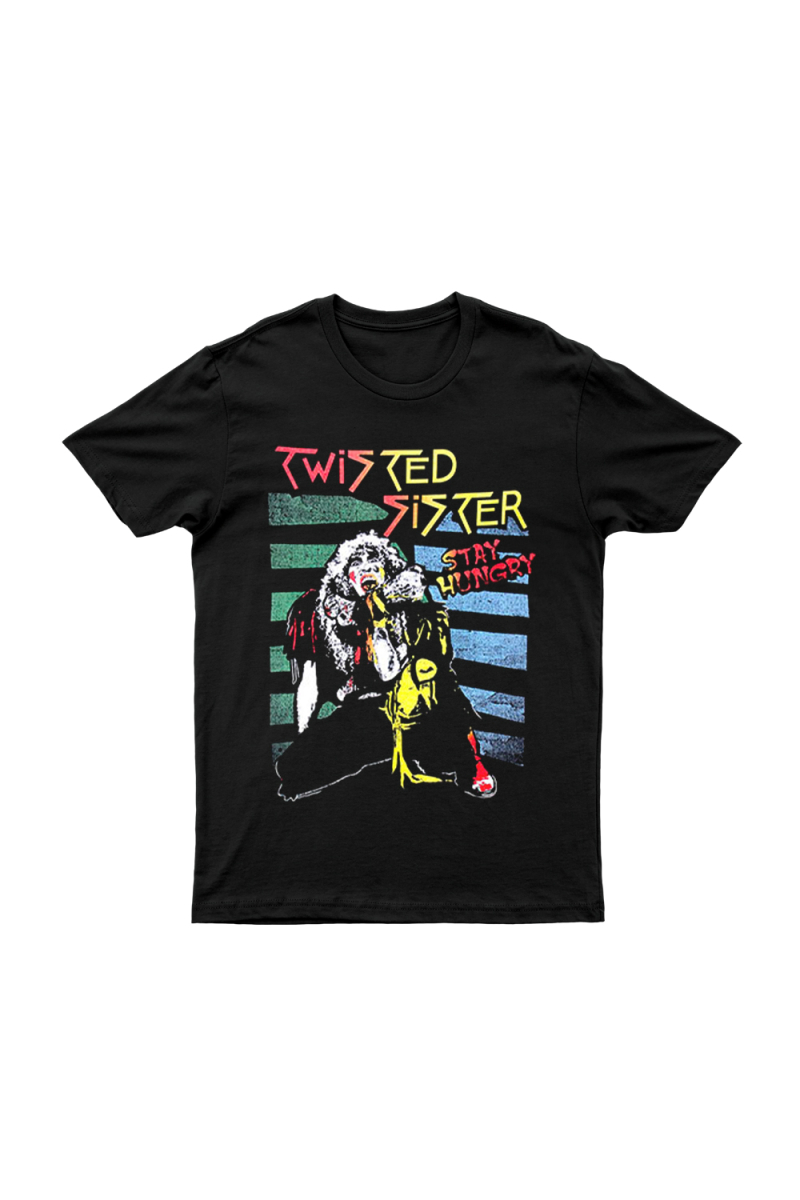 Stay Hungry Black Tshirt by Twisted Sister