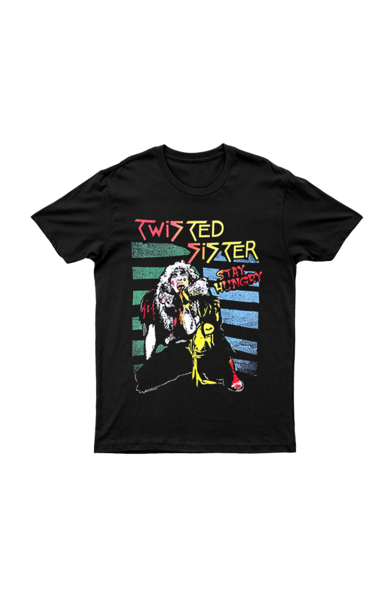 Stay Hungry Black Tshirt by Twisted Sister