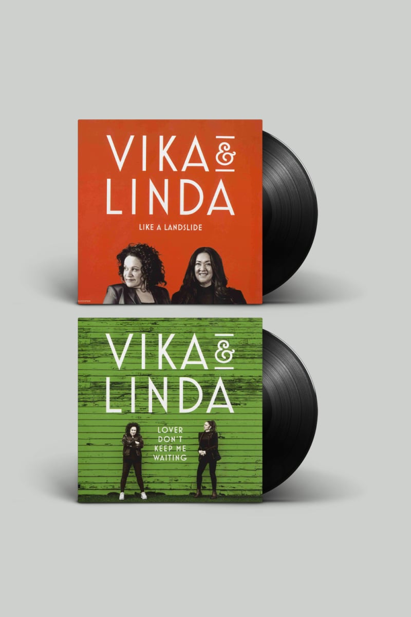  Lover Don’t Keep Me Waiting / Like A Landslide Seven inch single double A-Side (unsigned) by Vika & Linda
