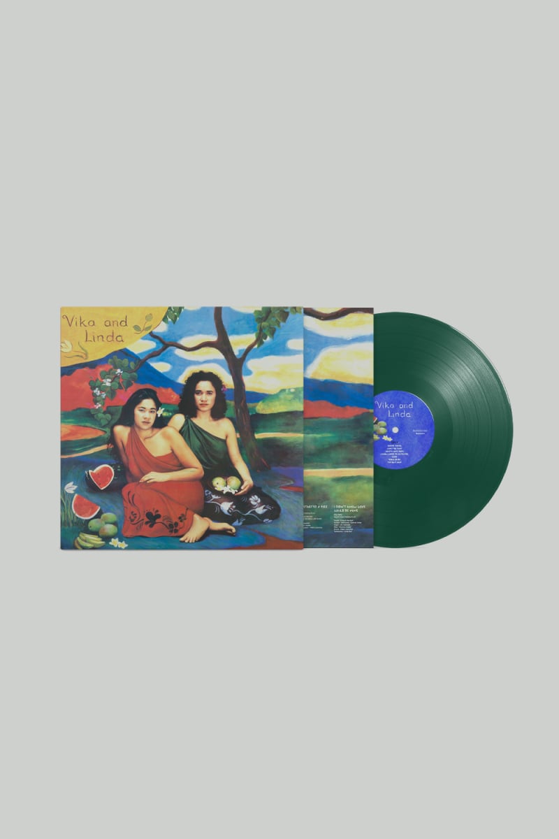 Vika & Linda Dark Green Vinyl LP (1994 Vika & Linda debut) SIGNED by Vika & Linda