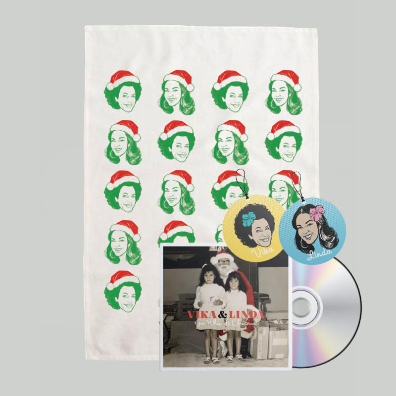 Christmas Merch + Gee Whiz, It's Christmas CD by Vika & Linda
