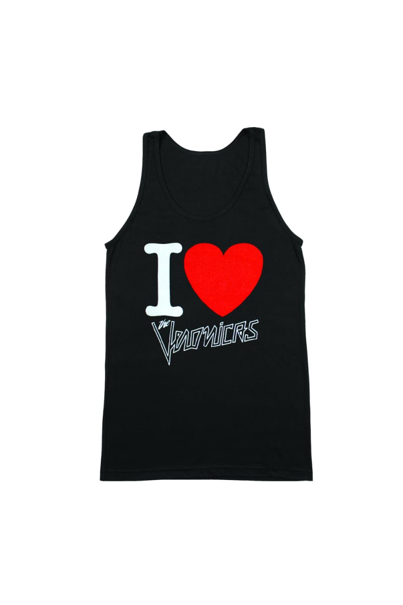 I Heart The Veronicas Black Singlet by The Veronicas