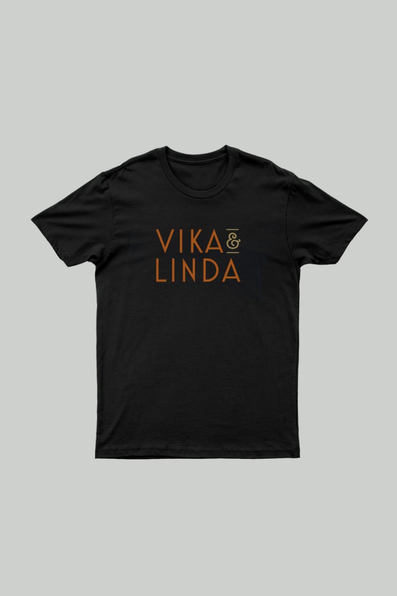 The Wait Black Tshirt by Vika & Linda