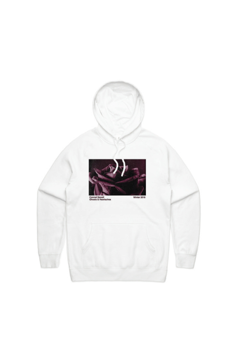 Rose White Hoody by Conrad Sewell