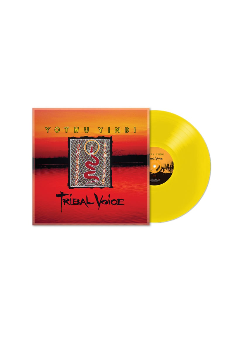LIMITED EDITION Tribal Voice Yellow Vinyl LP by Yothu Yindi