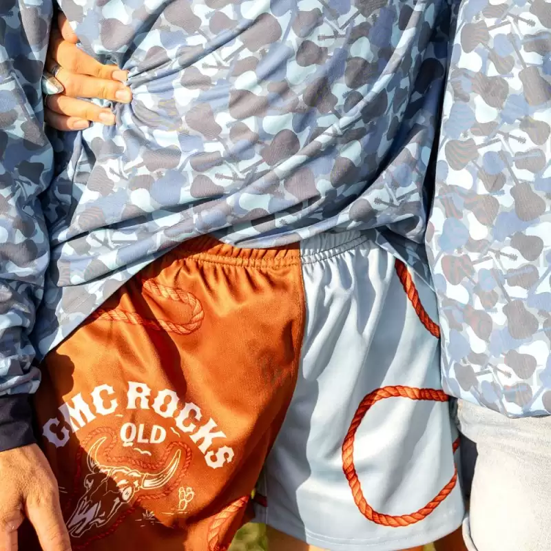 Skull and Rope Footy Shorts by CMC ROCKS QLD 2026