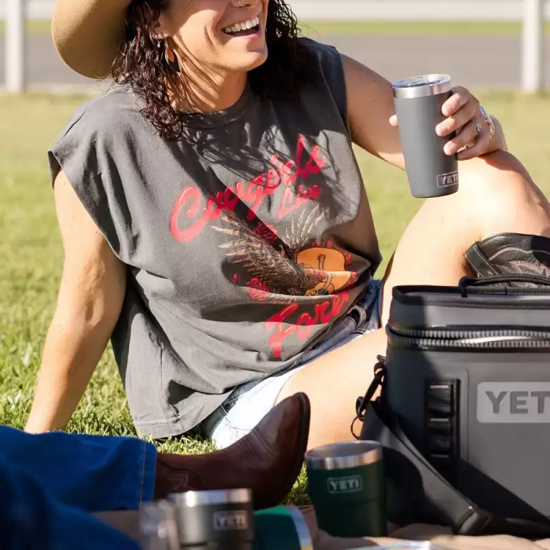 Eagle Rider Ladies Crop Coal Tank by CMC ROCKS QLD 2026