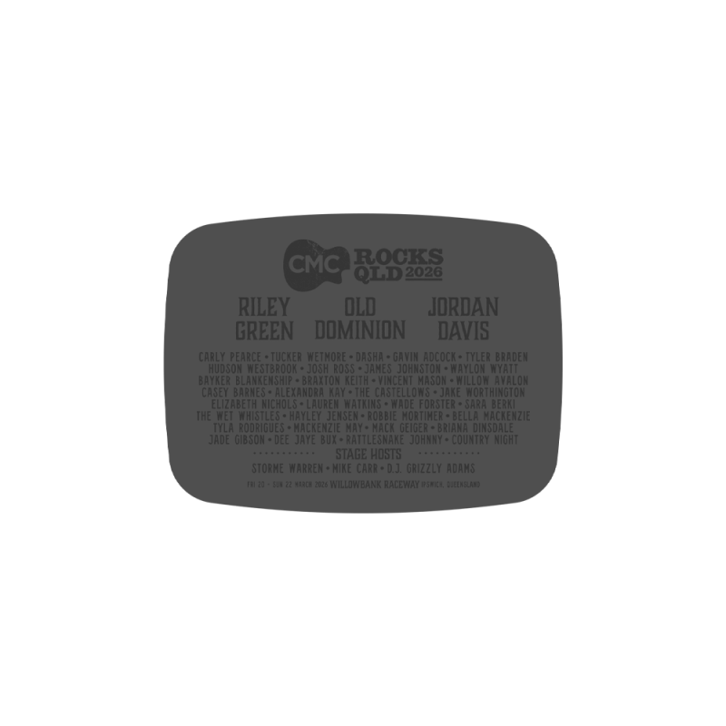 2026 Belt Buckle by CMC ROCKS QLD 2026