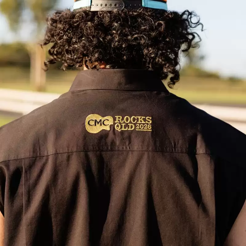Loud Rowdy & Proud Mens Black Sleeveless Workshirt by CMC ROCKS QLD 2026