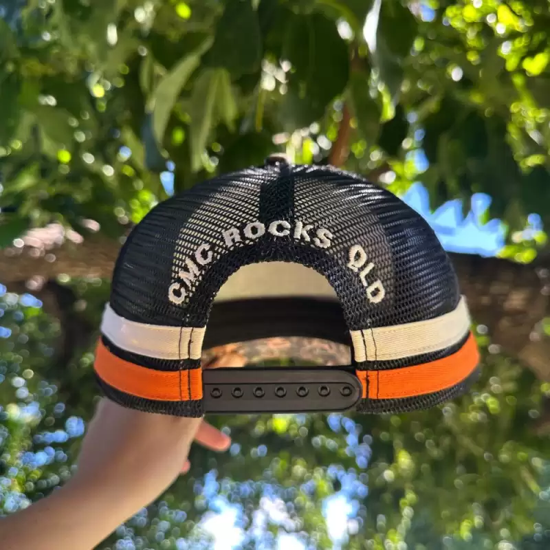 CMC 2026 Crest Camo Trucker Cap by CMC ROCKS QLD 2026