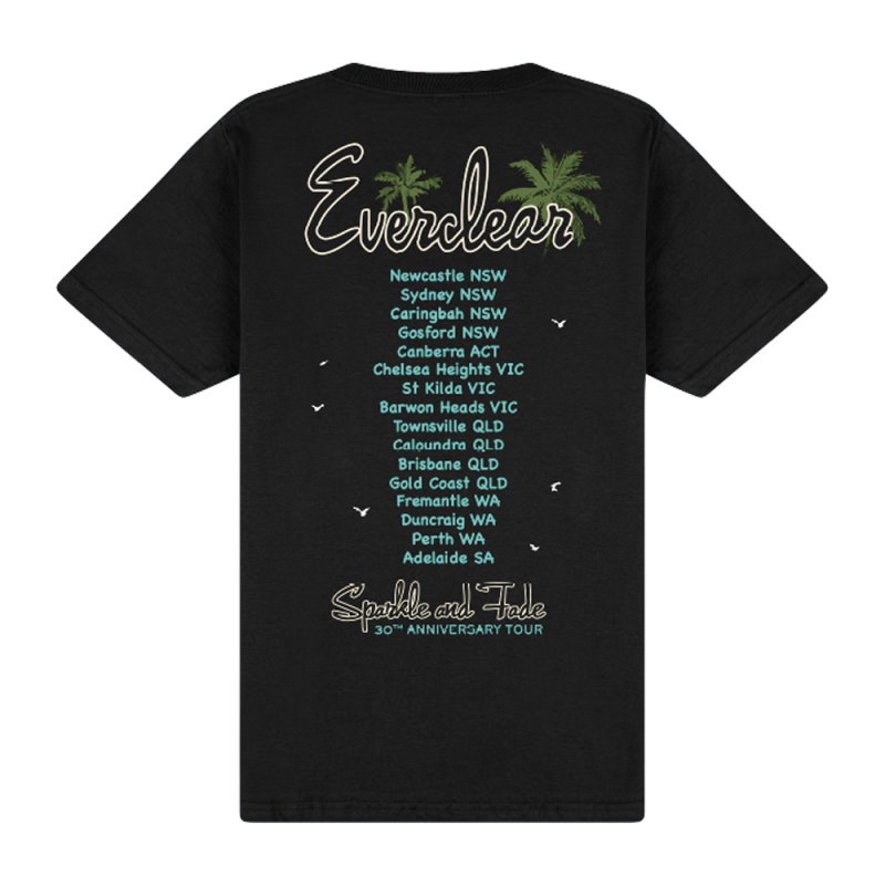Tour Black Tshirt by Everclear