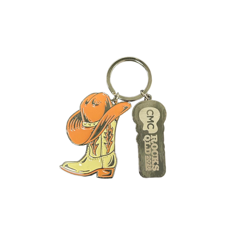 Boots and Hat Keychain 2026 by CMC ROCKS QLD 2026