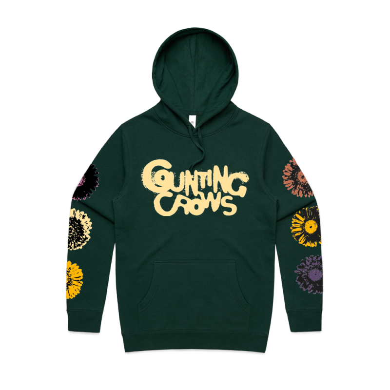 FLOWER PINE GREEN HOOD by Counting Crows