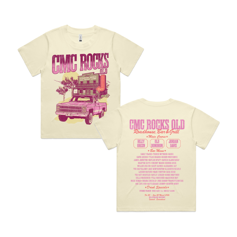 CMC Roadhouse Ladies Butter Yellow Tshirt by CMC ROCKS QLD 2026