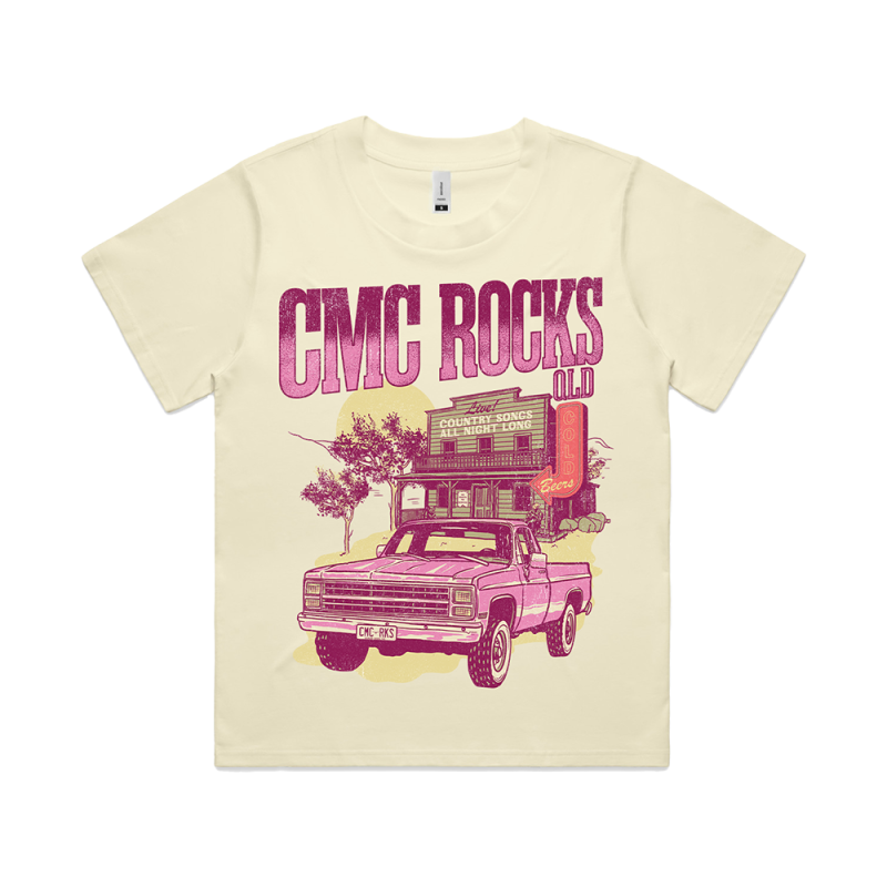 CMC Roadhouse Ladies Butter Yellow Tshirt by CMC ROCKS QLD 2026