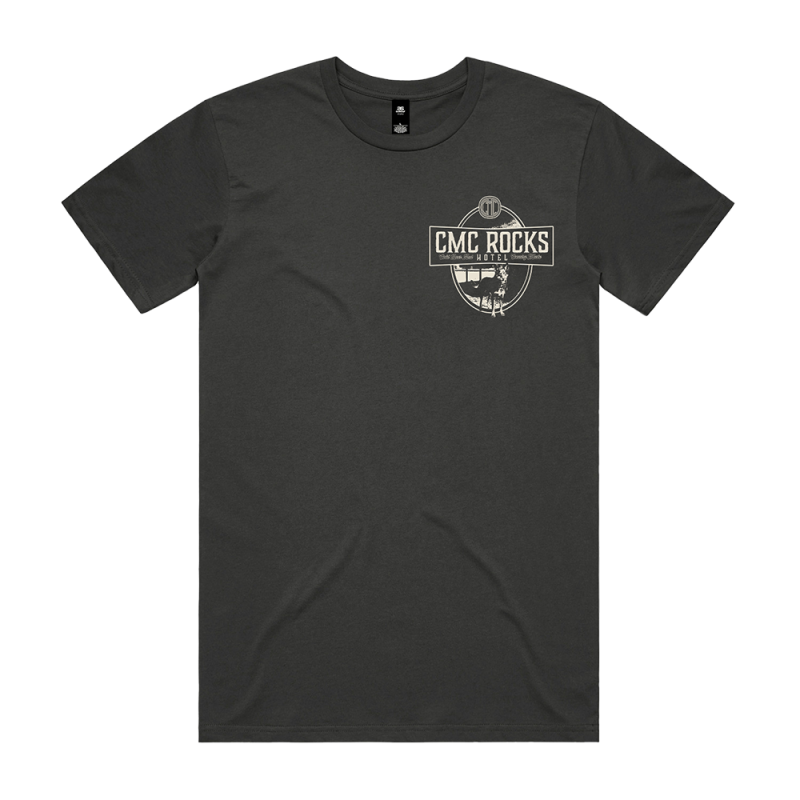 CMC Rocks Hotel Unisex Coal Tshirt by CMC ROCKS QLD 2026