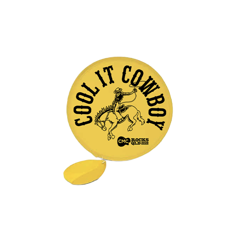 Cool It Cowboy Hand Fan by CMC ROCKS QLD 2026