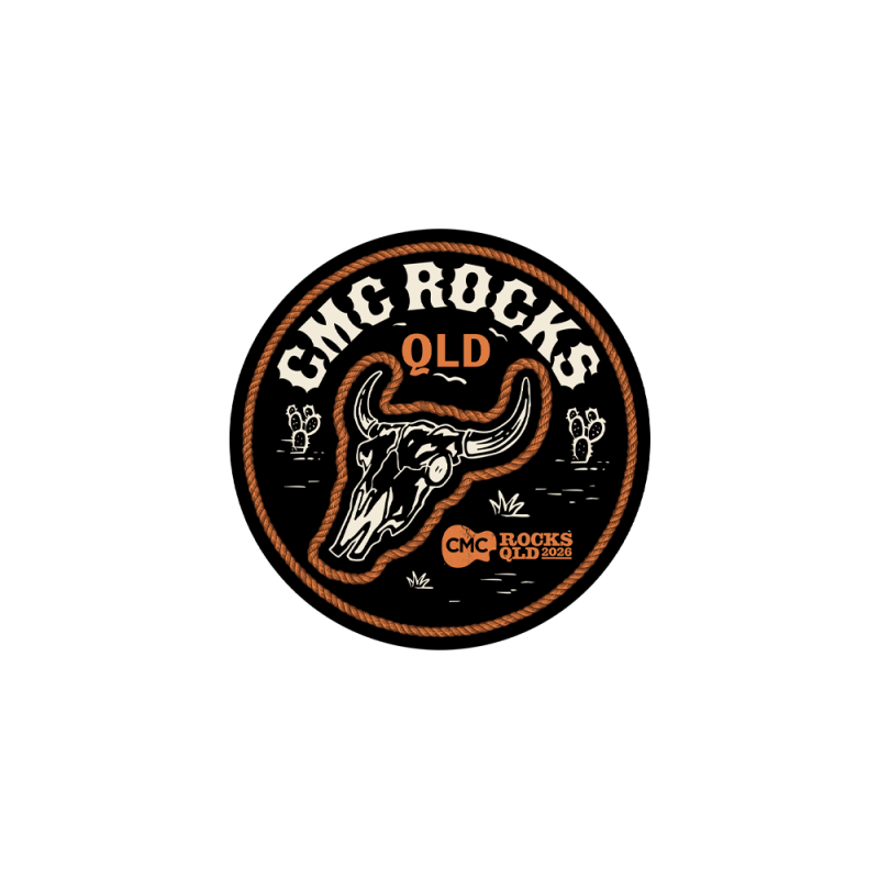 Cow Skull Sticker by CMC ROCKS QLD 2026